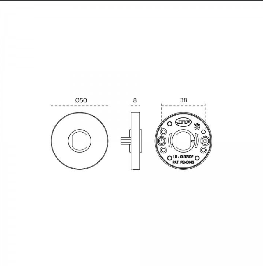 Türgriff LINK PORCELAIN SCHWARZ Türgriffe