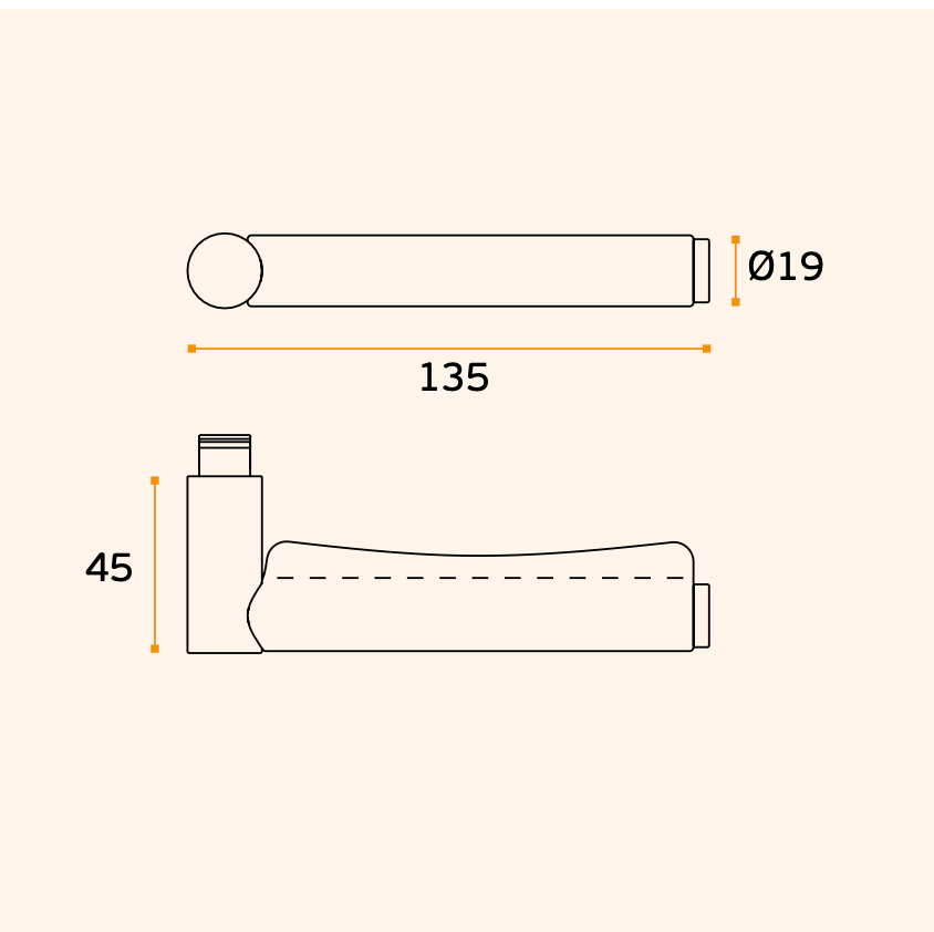 Türgriff SKIN CAMEL Türgriffe