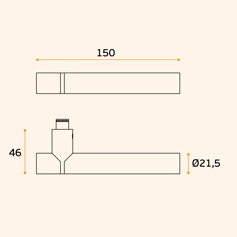 Türgriff WENGE Türgriffe