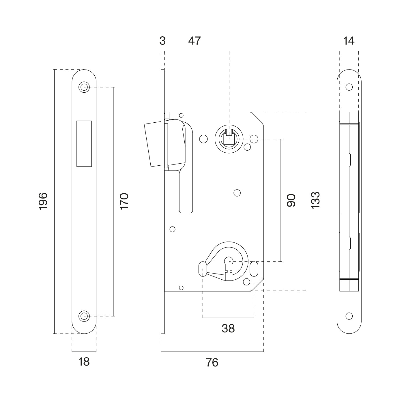 Magnetisches Schloss OB Schloss