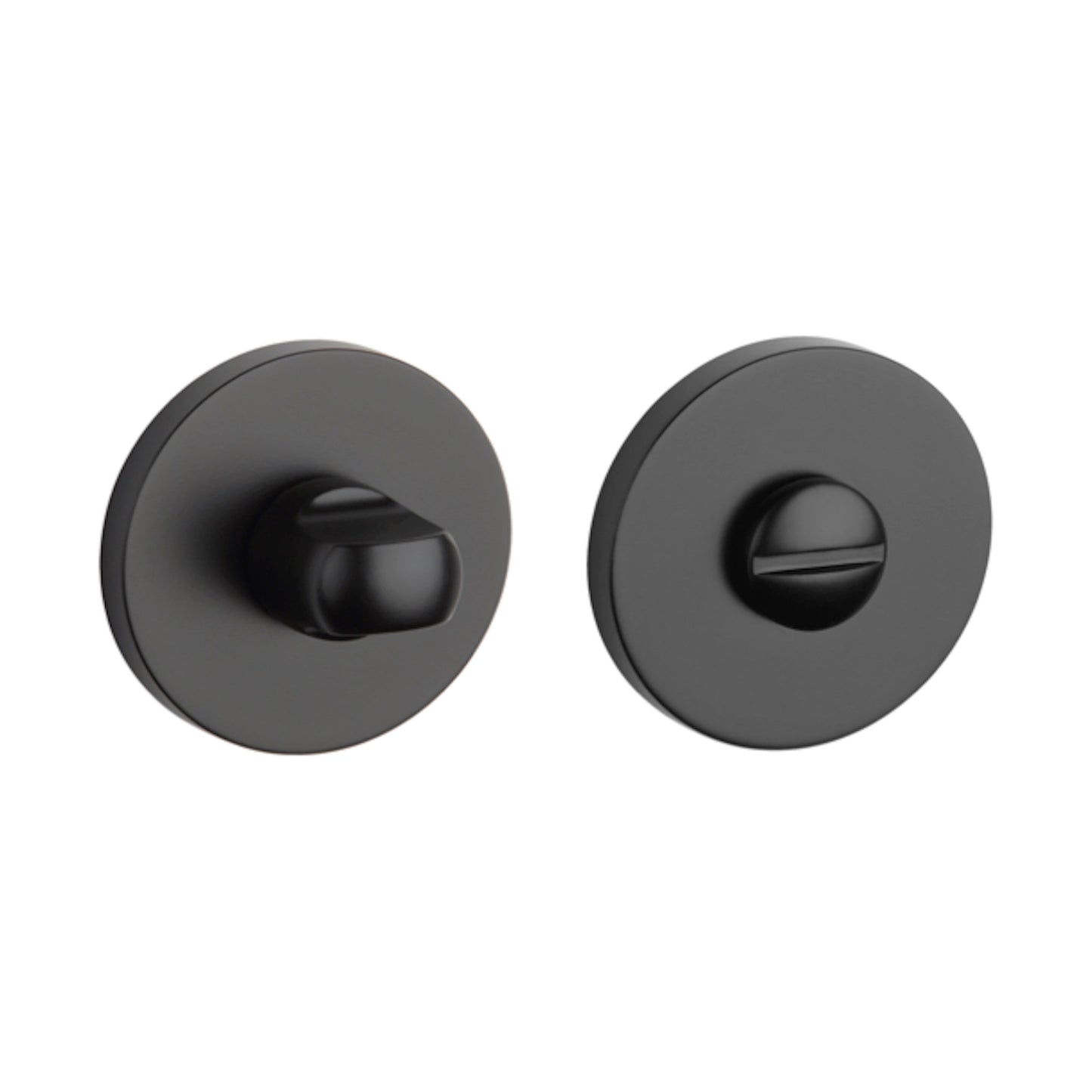 Rosette COMFORT R 7S WC Rosetten Schwarz Matt Rund