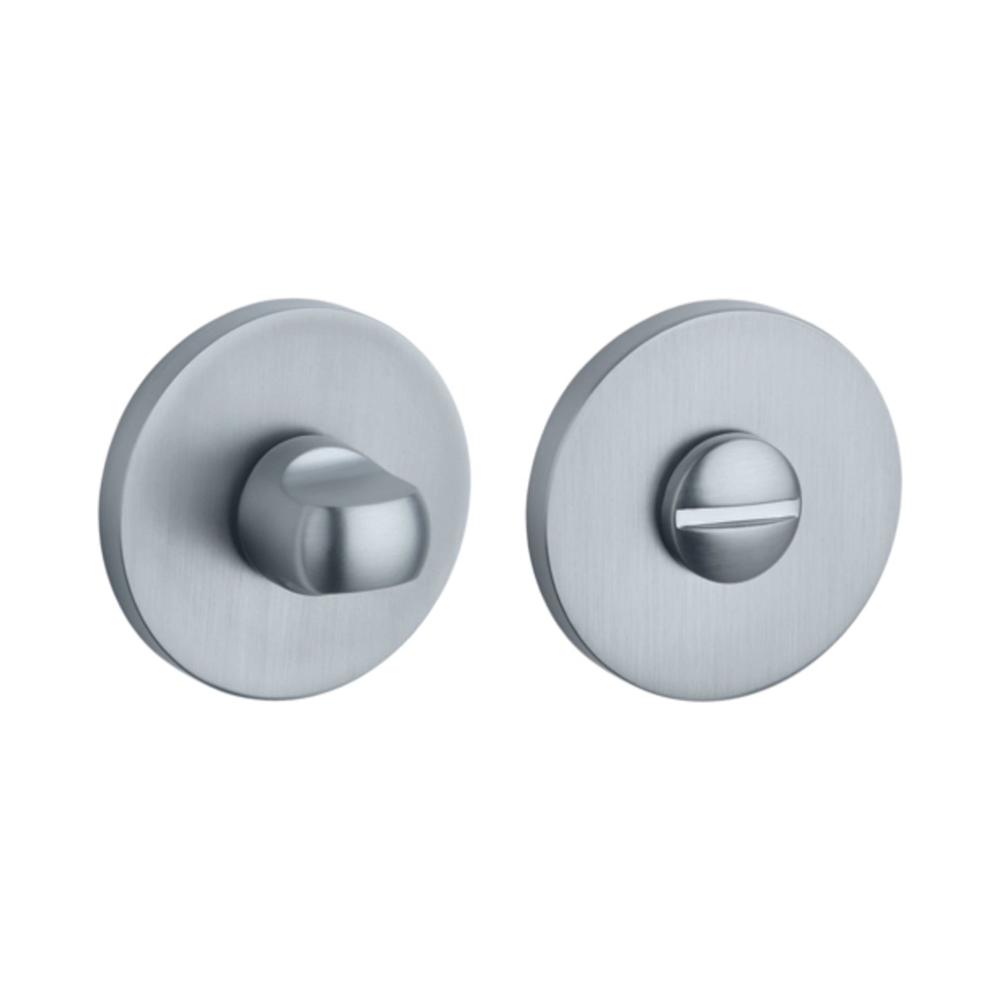 Rosette COMFORT R 7S WC Rosetten Chrom Matt Rund