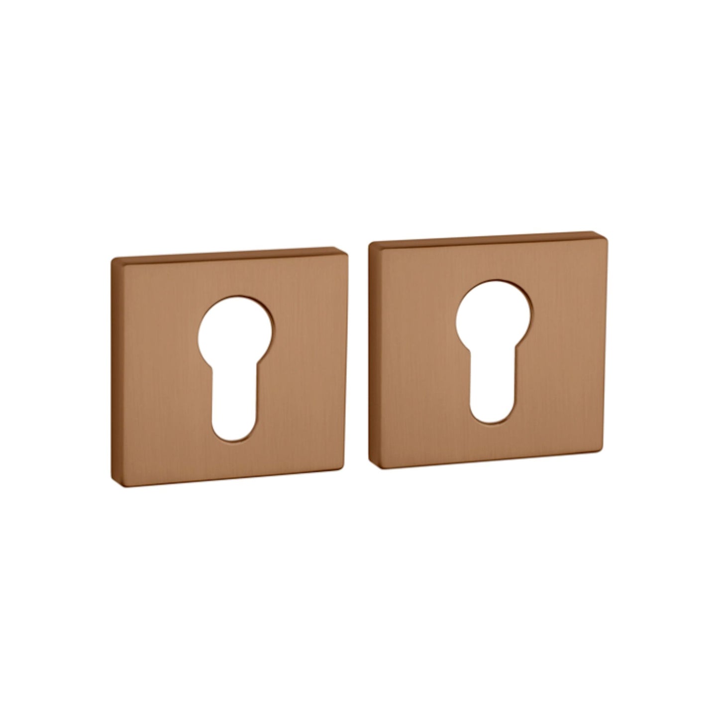 Rosette PREMIUM Q 7S PZ Rosetten Kupfer Matt Quadratisch