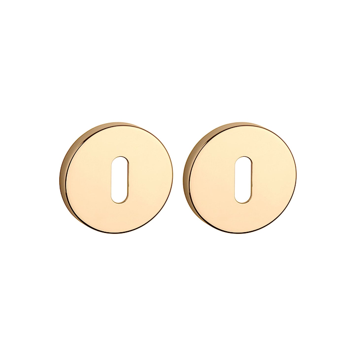 Rosette PREMIUM R 7S OB Rosetten Gold Poliert Rund