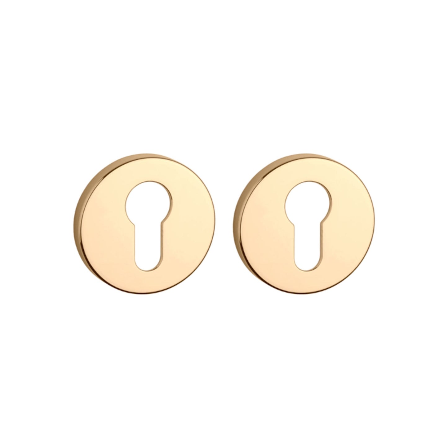 Rosette PREMIUM R 7S PZ Rosetten Gold Poliert Rund