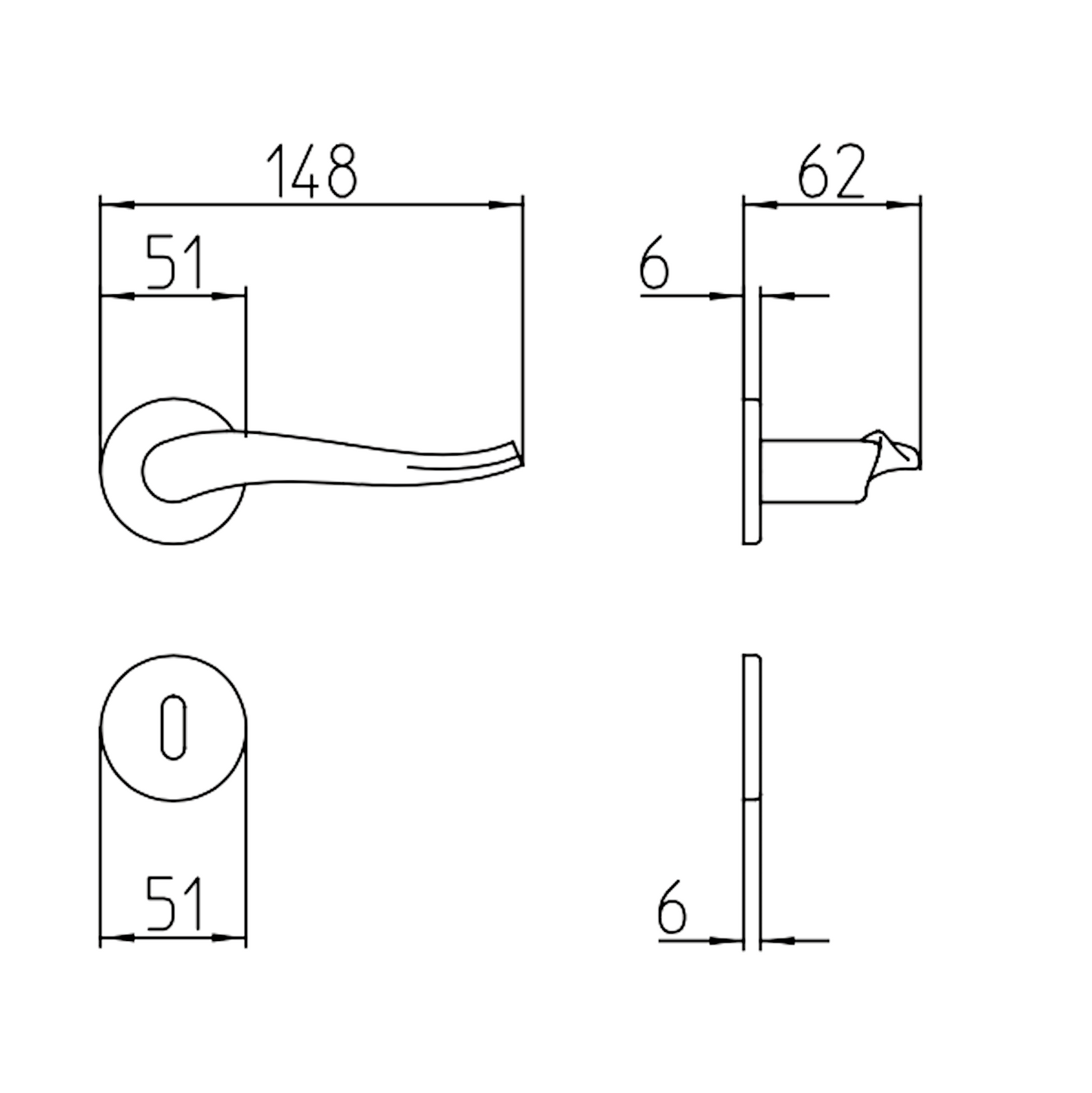 Türgriff SPIN Türgriffe