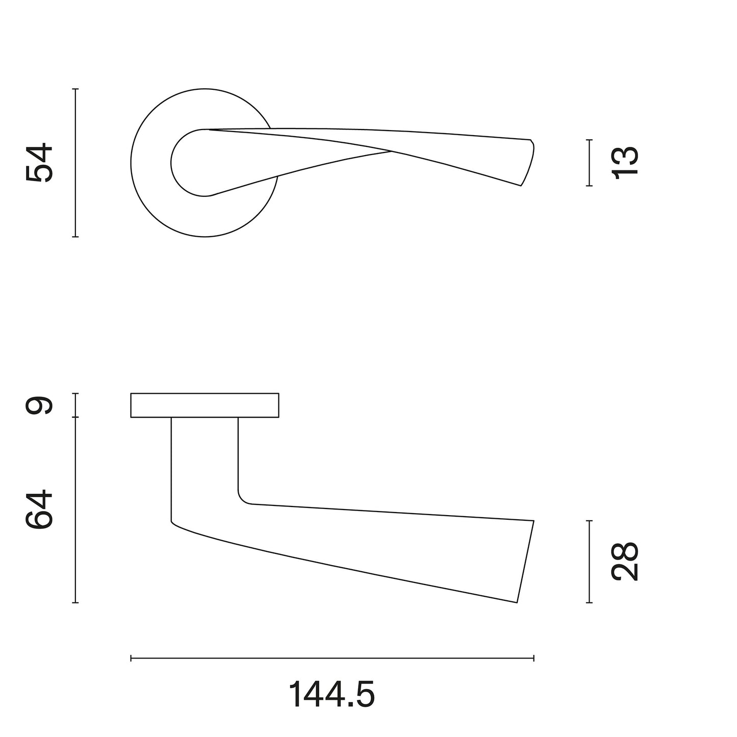 Türgriff 1708 R Türgriffe