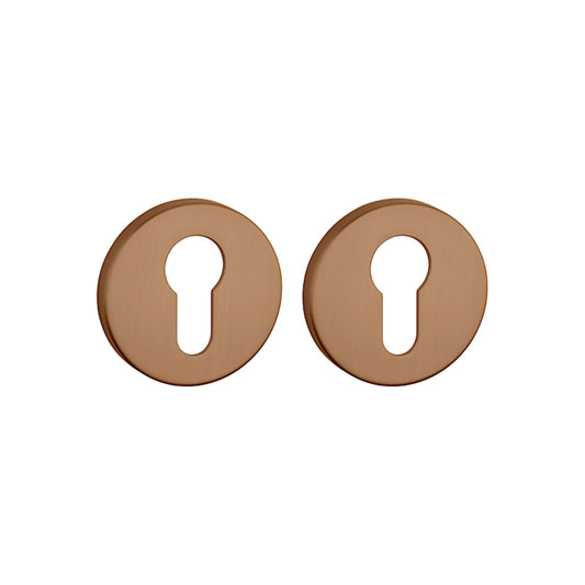 Rosette PREMIUM R 7S PZ Rosetten Kupfer Matt Rund